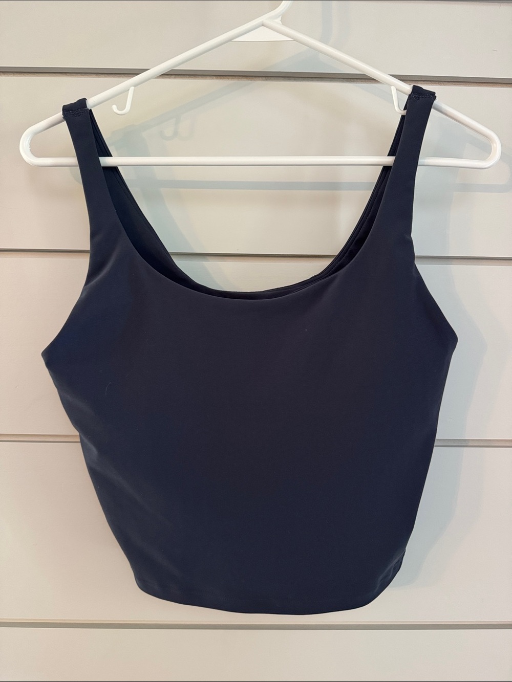 Old Navy Black Crop Tank - Navy Blue